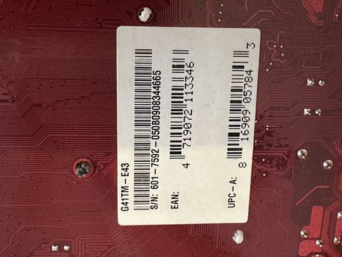 Carte mère MSI G41TM-E43 avec Q9550 et 4 Go de RAM - Excellente offre ! - Photo 2/5
