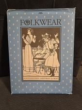 NOS Vintage Folkwear 216 Schoolmistress' Shirtwaist  Skirt Womens Costume 8-14