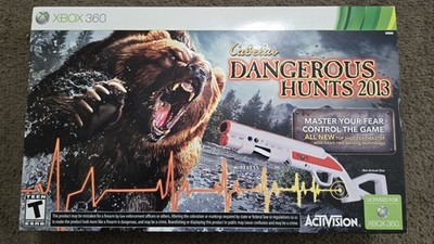 NEW Cabelas Dangerous Hunts 2011 Game Bundle w/ Top Shot Elite Gun (Xbox 360)