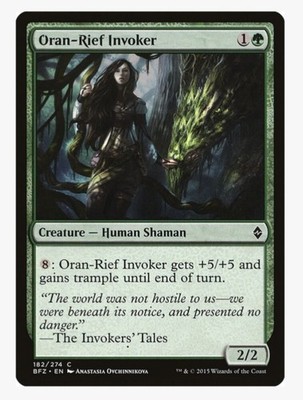 Oran-Rief Invoker | Battle For Zendikar (BFZ) | MTG Magic | Human Shaman | LP 