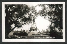 Memorial Church Grand Pre Nova Scotia Canada RPPC postcard 1940