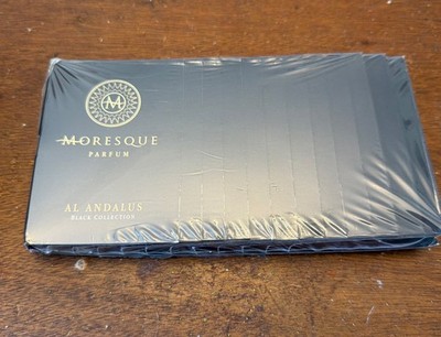 12x Moresque Parfum Al Andalus Black Collection 2ml .07oz Sample Spray Vials NEW