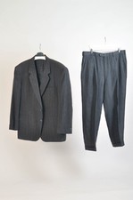 Vintage 90s Dark Brown Tweed Suit