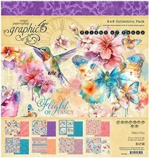 Graphic 45 8x8 Collection Pack- Flight of Fancy, 4502853