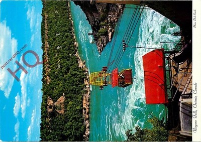 Postkarte>>Seilbahnfahrt über Whirlpool Stromschnellen und die Schlucht bei den Niagarafällen
