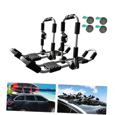 Kayak Roof Rack 4-in-1 Folding Adjustable Bilateral J-Shaped Roof Rack for