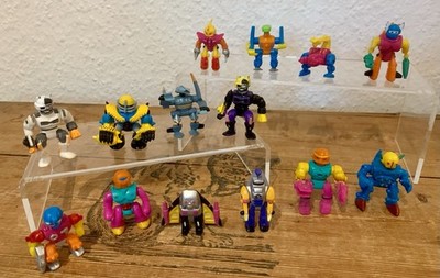 Z-Bots + Bootleg Set - 14 Stück - Galoob Micro Machines ZBots ROBOTS 1993