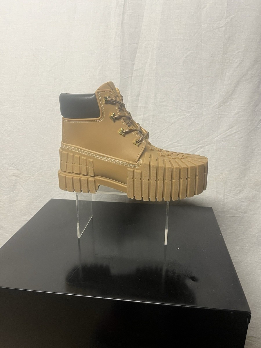 MSCHF 2x4 Boot 2024 Camel Wheat Oversized NY Timbs MSCHF-014 MSCHF 2x4 Boot 2024 Camel Wheat Oversized NY Timbs MSCHF-014