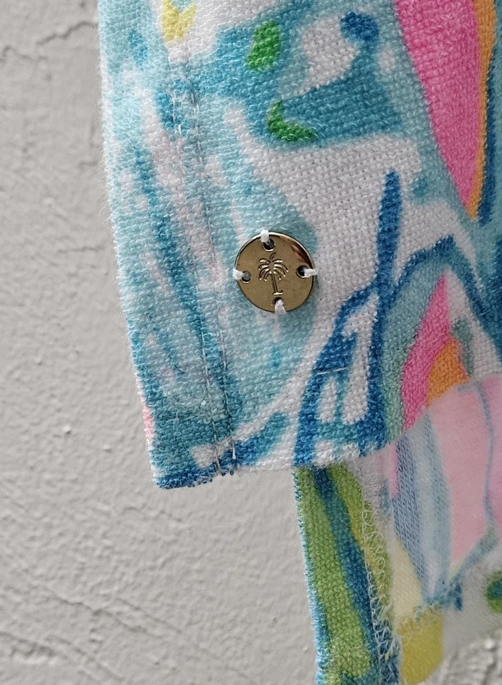 Капюшон с принтом Lilly Pulitzer Cover Up Terry Beach And Bae Sailboat для девочек большой 8-10 - Изображение 4 из 4