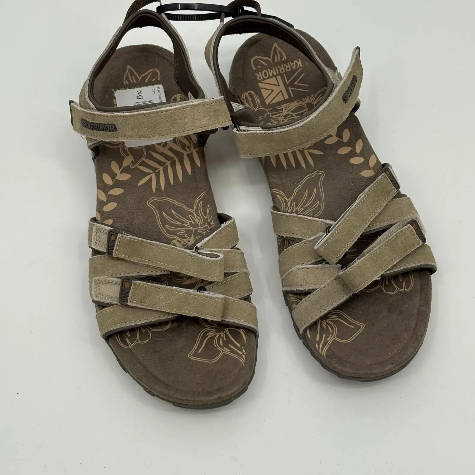 Karrimor Tuvalu Leather Womens Walking Sandals UK 7 EU 41 Tan Dynagrip Hiking image 4