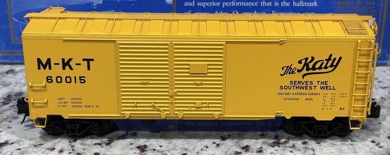 Atlas O 8708-3 MKT 40' AAR Double Door Box Car O-Gauge #60015