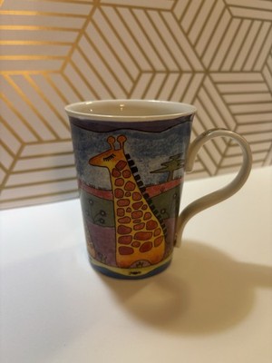 Dunoon Mugs - Africa  Giraffe Design - Scotland - Maggie Harland