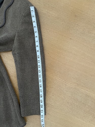 Vintage Giorgio Armani Collezioni Brown Women’s Blazer Jacket Size 42 UK 10 - Picture 11 of 18
