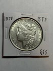1878 8TF Morgan Silver Dollar UNC Detail Tougher Variety
