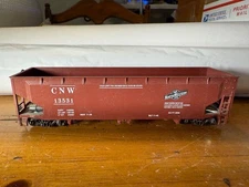 CNW & Milwaukee Road 2-Bay Open Hopper Cars Lot (4) – Vintage MDC / Athearn Sty