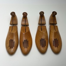 Vintage Florsheim Wooden Shoe Tree Size 12-2 Mold Stretcher Form Insert Set Of 2