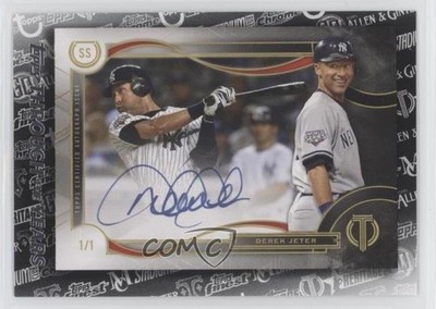 2021 Topps Through the Years Facsimile Reprints Black /299 Derek Jeter HOF q4j