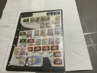 Oman Used Stamps On Paper Lot