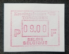 Belgium 1988 ATM (Frama Machine Label stamp) MNH *Kroningsfeesten TONGEREN