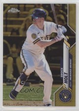 2020 Topps Chrome Update Target Gold Refractor 18/50 Brock Holt #U-45 0c2