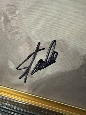 その他 2013 Iron Man 3 sketch Stan Lee signed Stan Lee Signed Iron Man Movie Display
