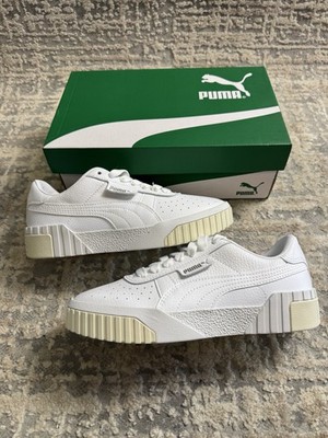 Größe 3,5 - Puma Cali White Leather 369155-10