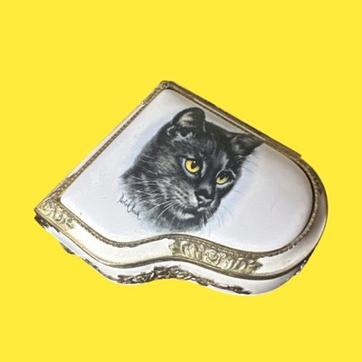 San Francisco Music Company Working Piano Music Box Black Cat Art