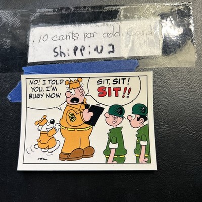 Jb6b 1995 beetle Bailey Mort Walker #27 Sarge Snorkel OTTO Killer Diller