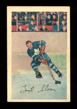 1952-53 PARKHURST NHL HOCKEY #48 Tod Sloan EX+ Toronto Maple Leafs Card