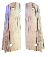 1911 Colt & Clones Classic Slim Line Full size faux elephant Ivory NEW ITEM