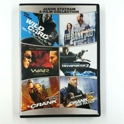 Jason Statham: 6-Film Collection: Wild Card, Crank, War (DVD, 2 Disc Set) - Photo 1 sur 5