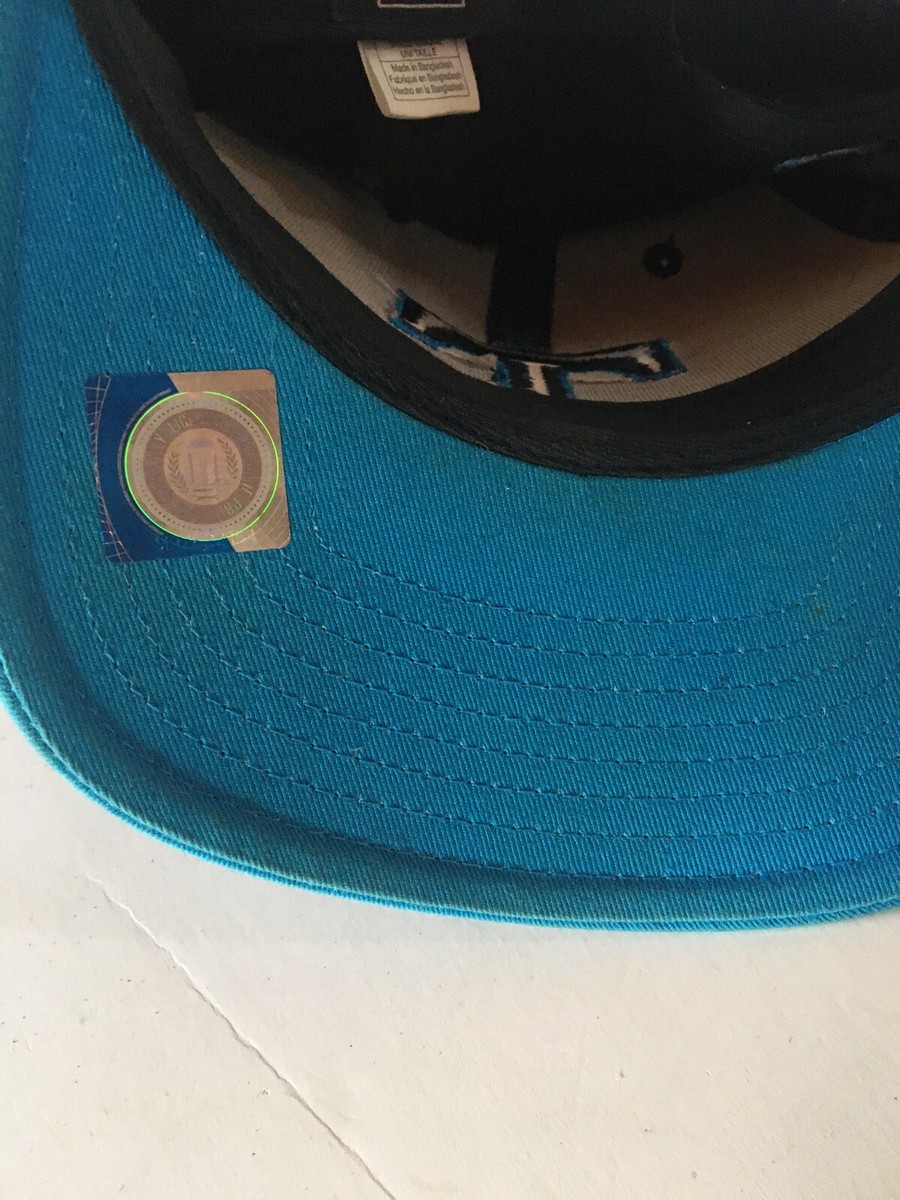 Casquette Baseball Texas Rangers Réglable - Noir Et Turquoise - Occasion Excellente état