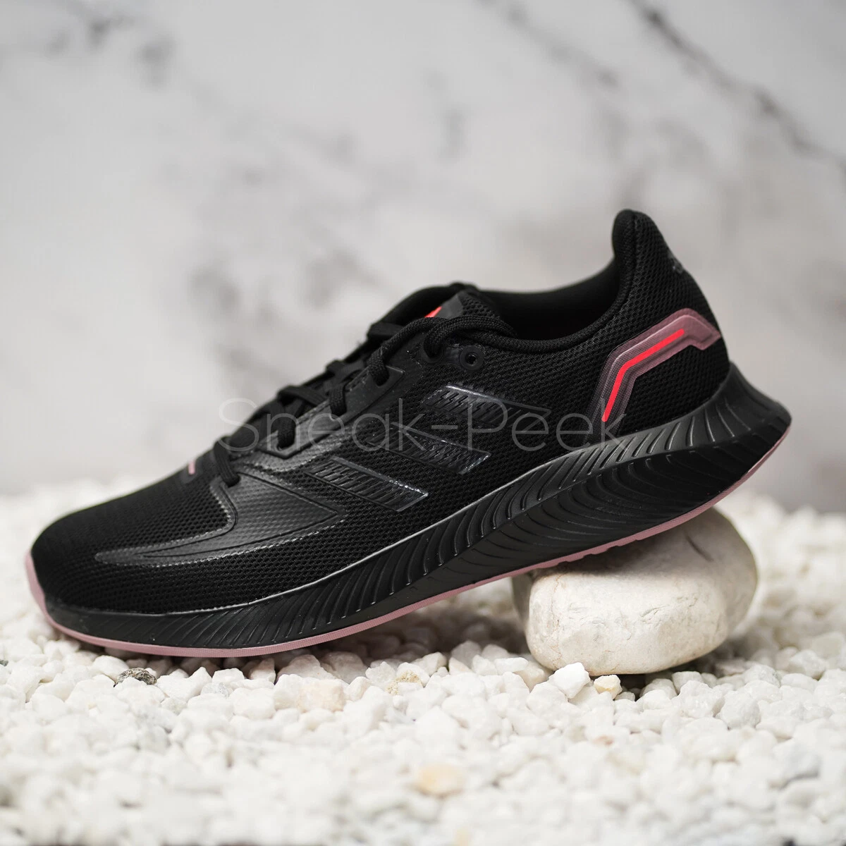 Run Falcon 2.0 Athletic Sneaker Black Pink Running Shoe #250 | eBay