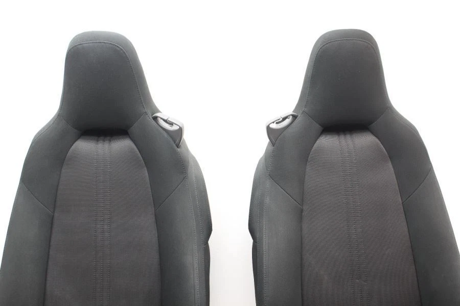 2018-2023 Mazda Mx-5 Miata ND Pair of Front Black Non Heated Cloth Seats - Image 2 of 4