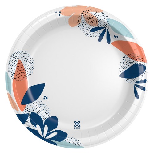 Disposable Paper Plates 10" Microwave Safe for Everyday Meals Snacks Parties US - 第 3/8 張圖片