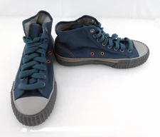 PF Flyers Shoes Center Reissue Hi Blue/Gray Sneakers Womens 6.5