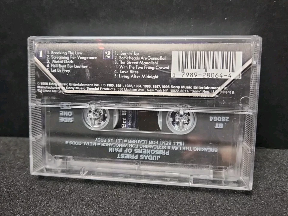 Judas Priest Prisoners of Pain Cassette Tape Tested SONY BT 28964 - Image 3 of 4