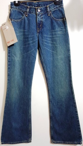 LEVI STRAUSS Original 985 LEVI'S JEANS Low Tight Flare Women W25 L33 Size 7  BNWT | eBay