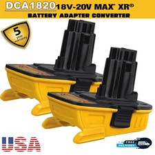 2pack for Dewalt DCA1820 20V MAX to 18V Battery Adapter Converter Li-ion Tools
