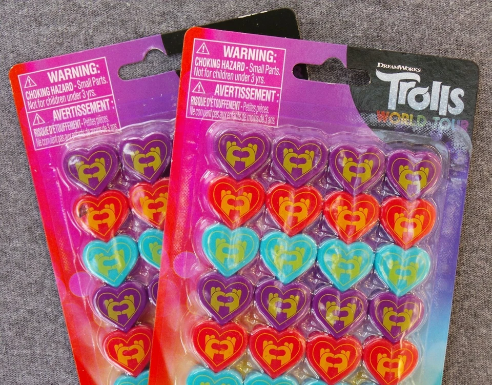 Lápices apilados Trolls World Tour | Favores de fiesta | Relleno de medias Foto 2 de 4