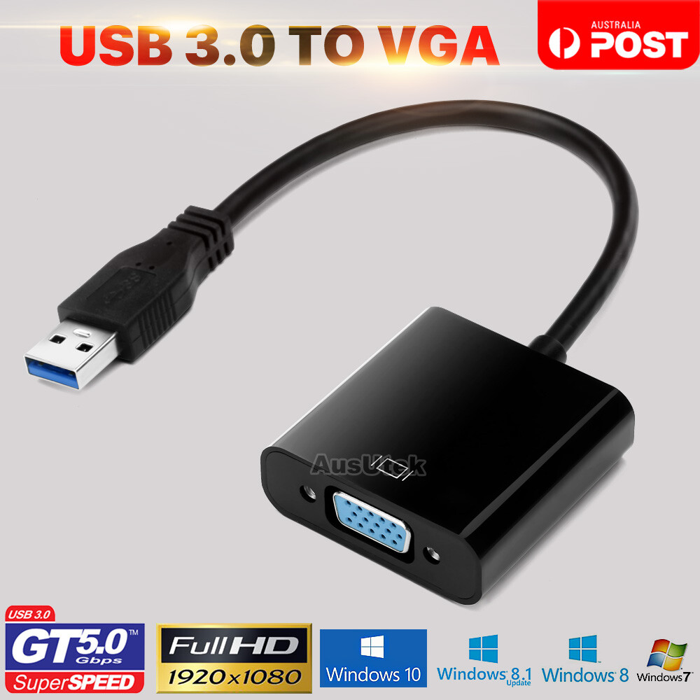 USB to VGA Multi-Display Adapter Converter External Video