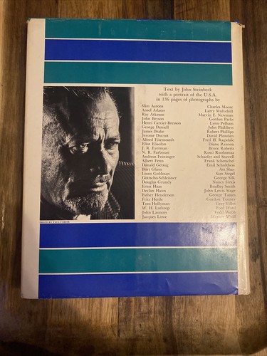 AMERICA AND AMERICANS, John Steinbeck, 1st Edition; 1st Printing; Viking, 1966 - Picture 7 of 7