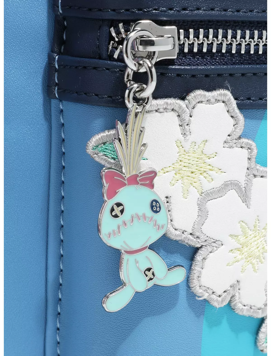 NWT Loungefly Disney Lilo & Stitch Figural Stitch with Lei Mini Backpack LOUNGEFLY DISNEY LILO & STITCH FIGURAL STITCH WITH LEI MINI  main image 4