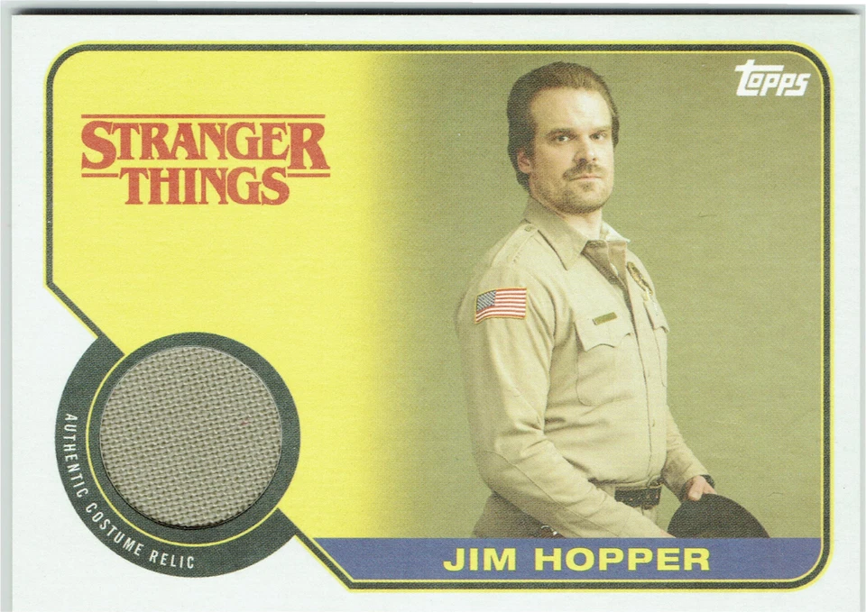 Stranger Things Season 1 Topps 2018 Costume Relic Card R-JH Jim Hopper - Image 2 of 3