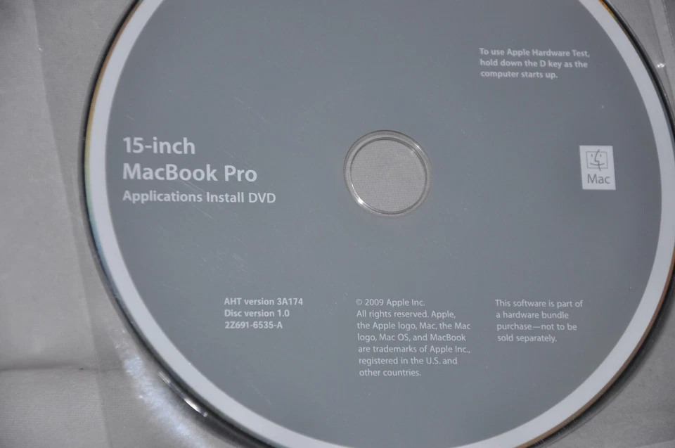 NEW MacBook Pro 15 original DVD not burnt OS X 10.6 Snow Leopard Application - Image 2 of 4