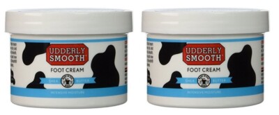 2 Pack Udderly Smooth Shea Butter Foot Cream 8Oz Each