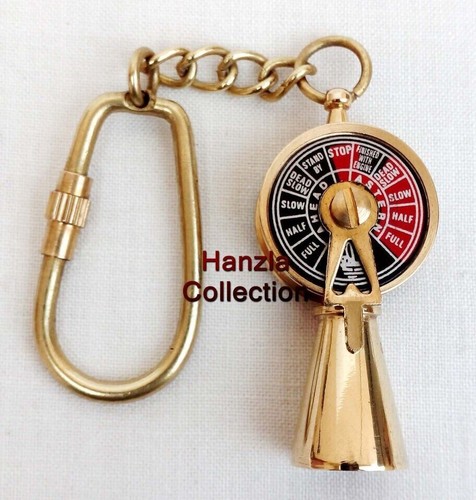 Porte-clés ancre en laiton nautique, porte-clés maritime Vintage avec