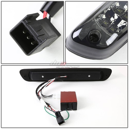 FOR 2004-2012 COLORADO/CANYON 2-ROW LED 3RD TAIL BRAKE LIGHT W/CARGO LAMP SMOKED - Picture 4 of 5