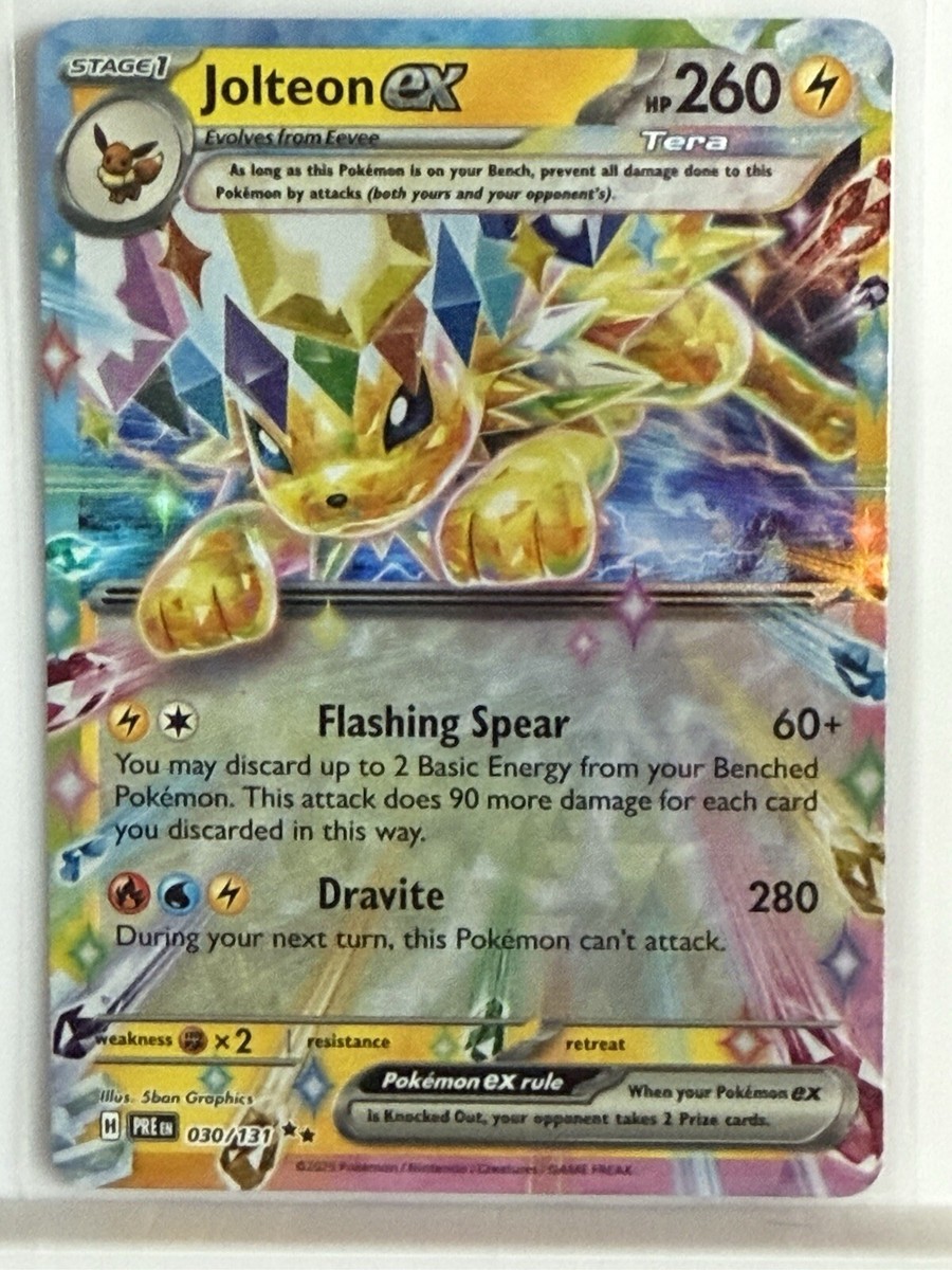 シャワーズ EX プロモ Prismatic Evolution 英語版 3枚 Espeon ex (Prismatic Evolutions 34) - Bulbapedia, the