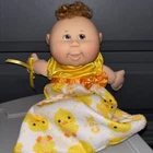 CPK Cabbage Patch Kid / Doll Baby Red Hair  Brown Eyes Plus Outfit 12 Inch
